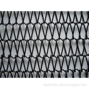 Round Wire Helix Woven Mesh for Curtain Wall,Conveyor Belt